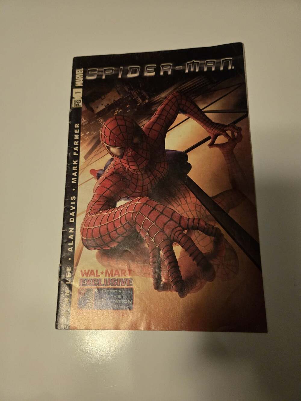 Spider-Man #1 2002 Official Movie Adaptation Walmart Exclusive Marvel Comic